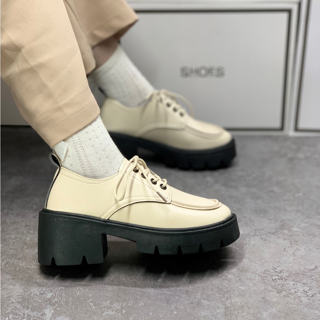GIÀY OXFORD KELLY ĐỘC QUYỀN LOVESHOES ĐẾ CAO 6CM MÃ M28