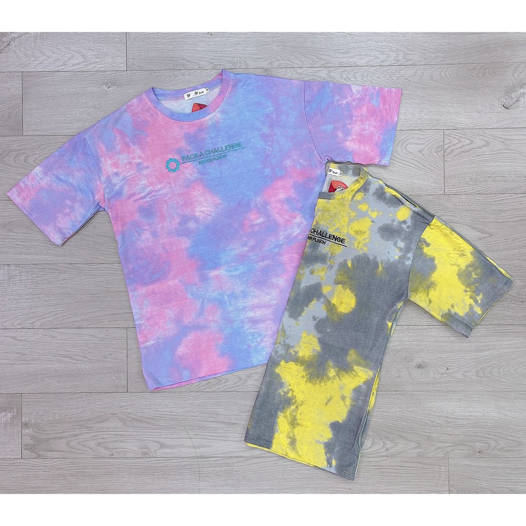 Áo thun Unisex ❤️ FREESHiP ❤️ Áo phông nữ loang màu , áo thun nữ form rộng dấu quần đẹp chât cotton Quảng Châu | BigBuy360 - bigbuy360.vn