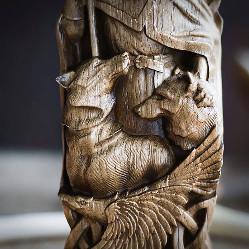 Mô Hình Tượng Thần Norse Gods Bằng Nhựa Resin Trang Trí Nhà Cửa