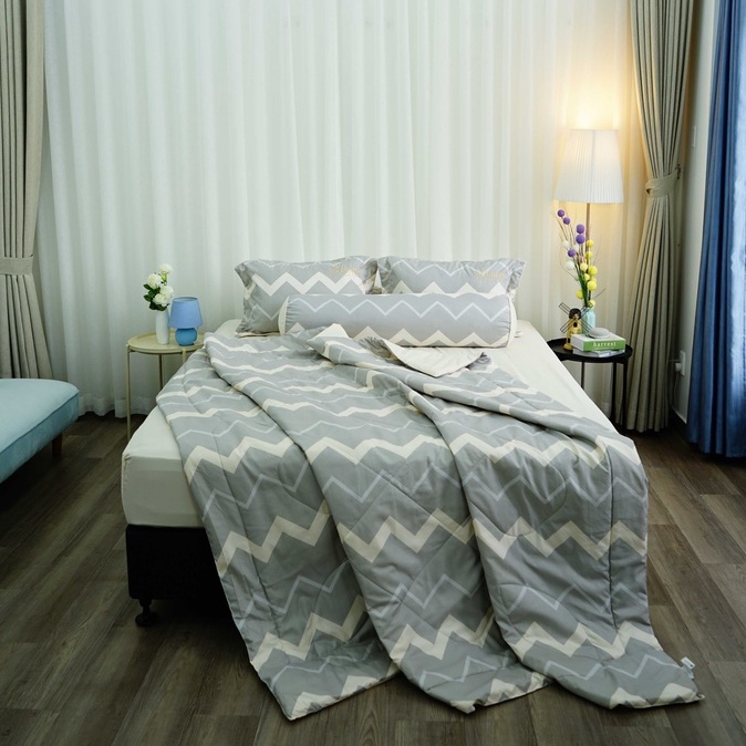 Bộ ra giường Everon Lite ELM chất vải microfiber ELM 212