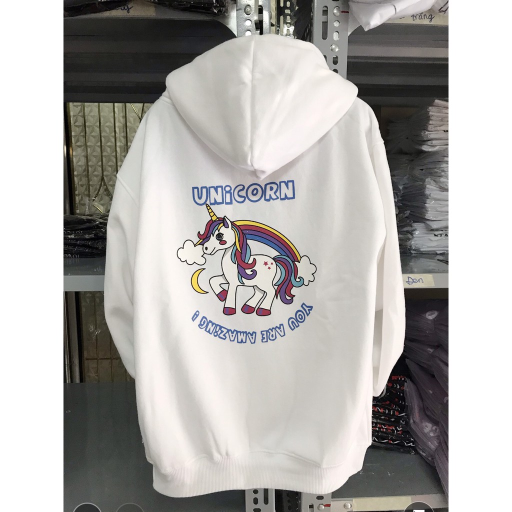 Nhập WAPCK111 giảm 25k đơn từ 200k - Áo Hoodie Nỉ KÌ LÂN UNICORN Unisex | WebRaoVat - webraovat.net.vn