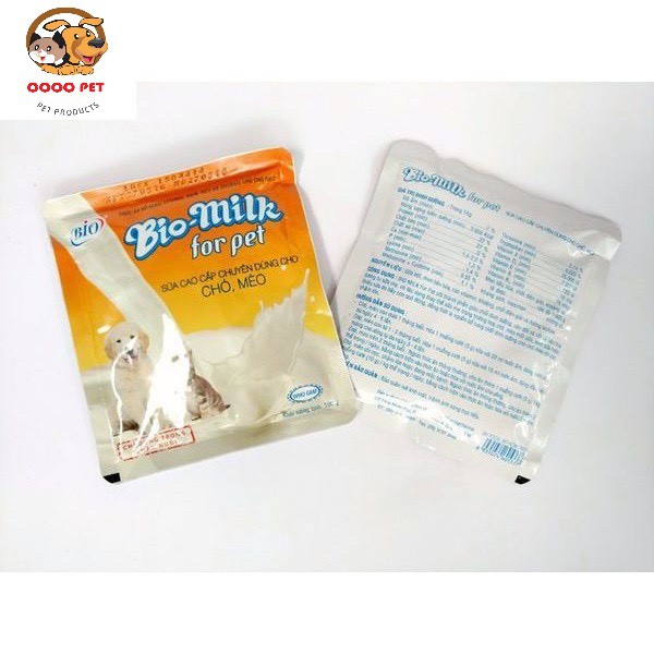 Sữa Bột Dinh Dưỡng Bio Milk Cao Cấp Chuyên Dùng Cho Chó Mèo 100g