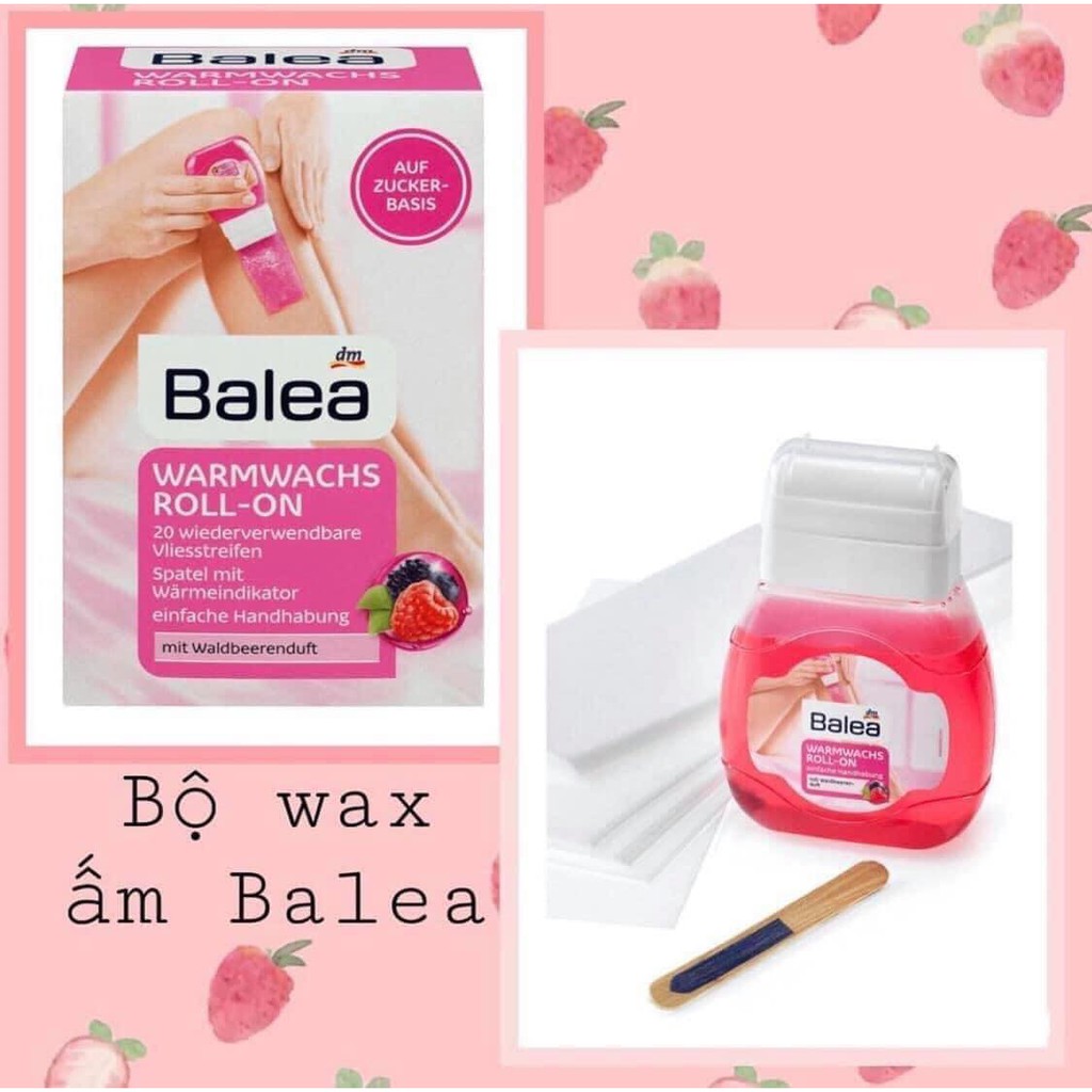 Bộ Sap Tẩy Long Wax ấm Balea Warmwachs Roll On Shopee Việt Nam