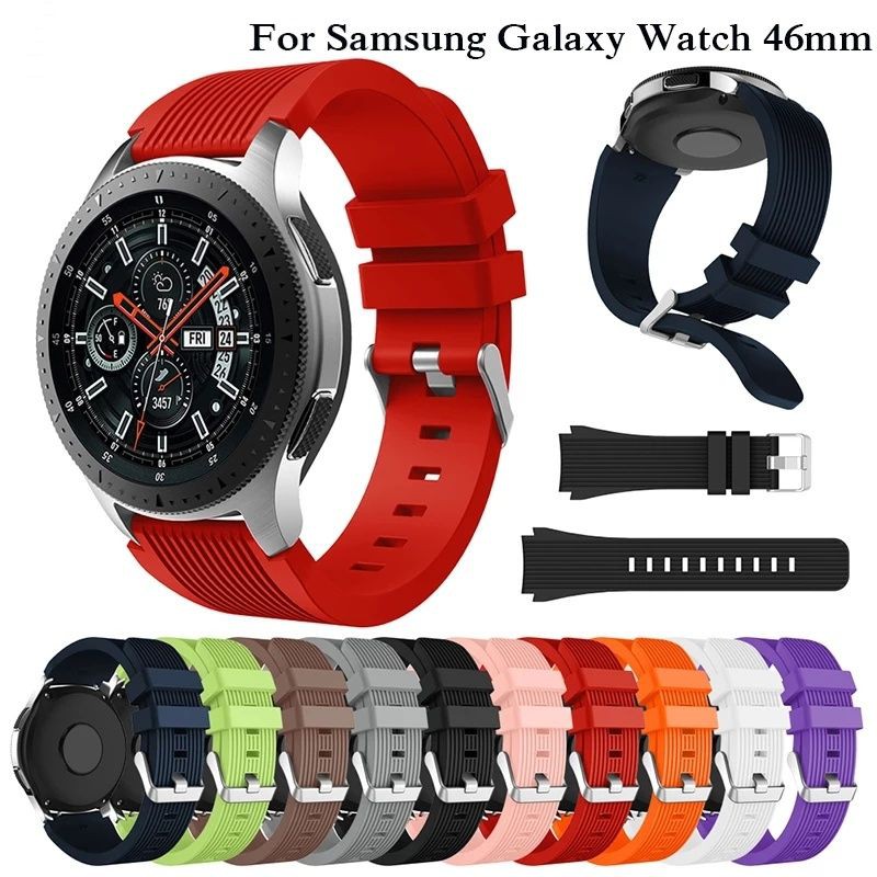 [Mã FAMAYFA2 giảm 10K đơn 50K] Dây đồng hồ cao su silicon chống thấm cao cấp dành cho galaxy watch 46mm / watch 3 45 mm