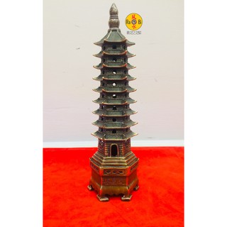 Tháp Văn Xương giả cổ 9 tầng - Tượng Đồng Phong Thủy