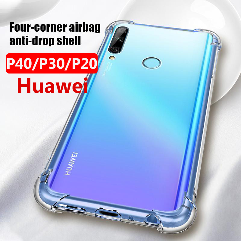 Ốp Điện Thoại TPU Mềm Trong Suốt Chống Sốc Cho Huawei P40pro P40pro + P40 P30Pro P30 P20Pro P20 P10Plus P10Lite P10 P9 Ultra