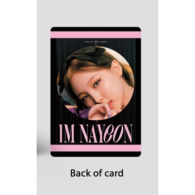 Hộp 55 Tấm Thẻ Ảnh Nhóm Nhạc TWICE NAYEON