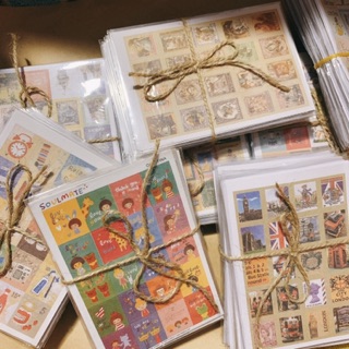 Hình dán sticker tem thư