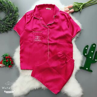 Đồ bộ phi lụa Tay ngắn quần đùi siêu đẹp hàng công ty