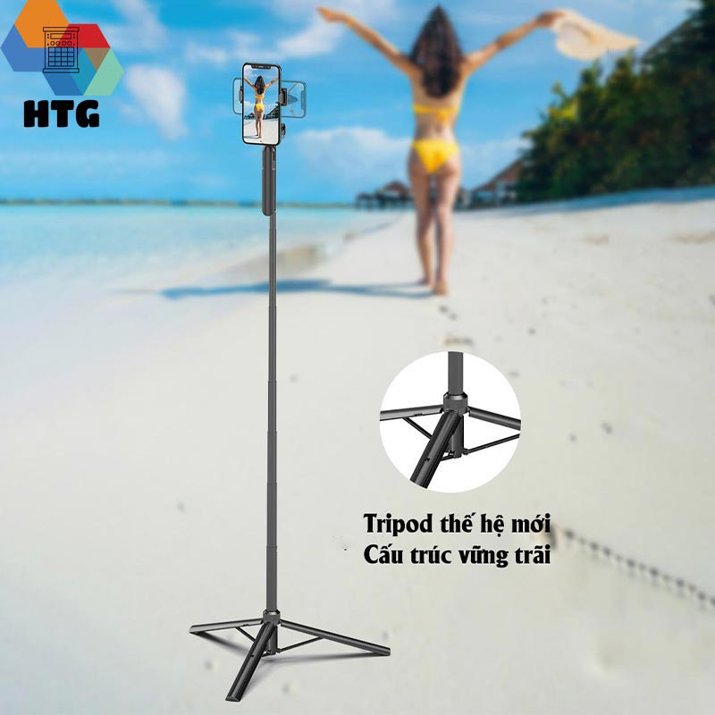 ✁☌Gậy Chụp Hình Selfie Có Chống Rung, Siêu Dài, Quay Video Livestream - Tiktok, Chụp Toàn Cảnh 360, Có Blue | BigBuy360 - bigbuy360.vn