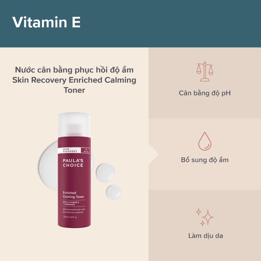 [PAULA'S CHOICE] Toner Phục Hồi Cho Làn Da Khô Nhạy Cảm Kích Ứng Skin Recovery Enriched Calming Toner 190ml (Mã 1250)