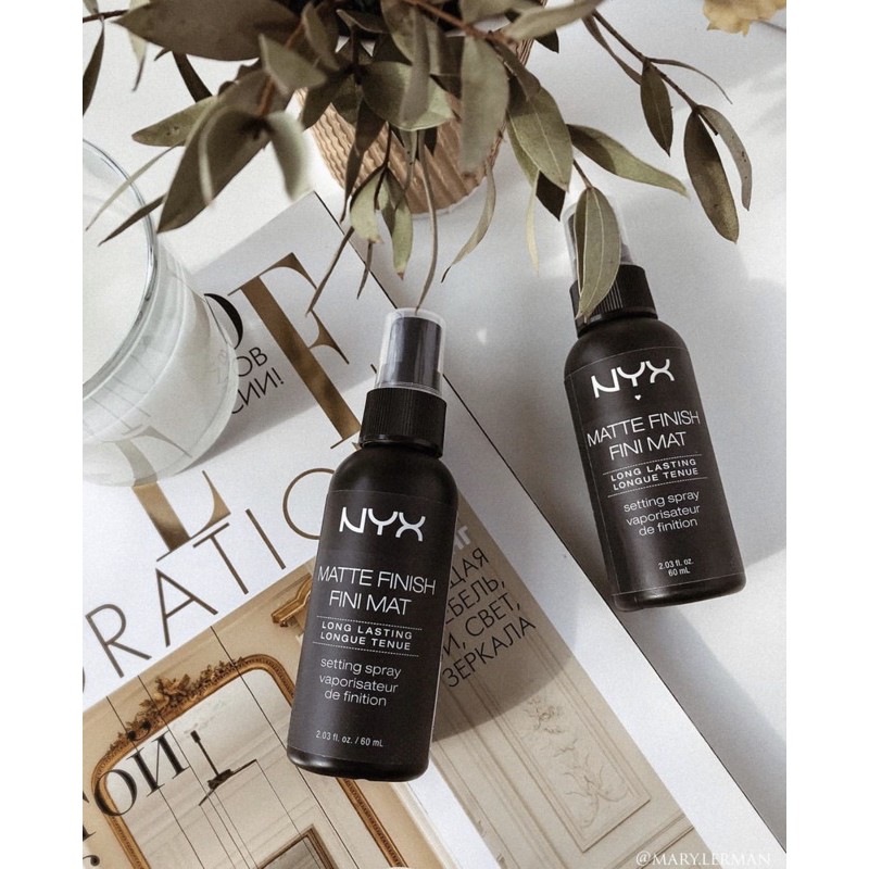 Xịt Khóa Lớp Trang Điểm NYX Finish Fini Matte/Dewy Setting Spray