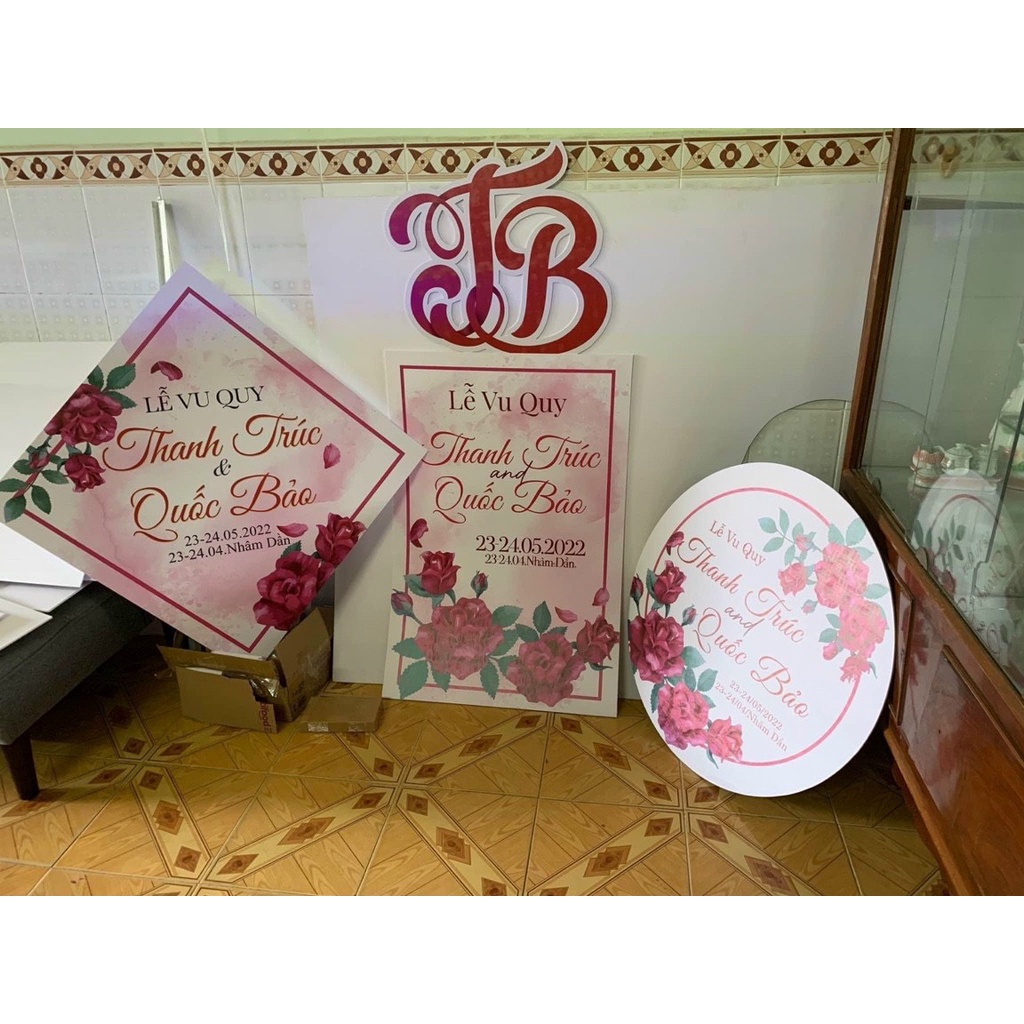 Bảng Welcome cưới MS 01-15