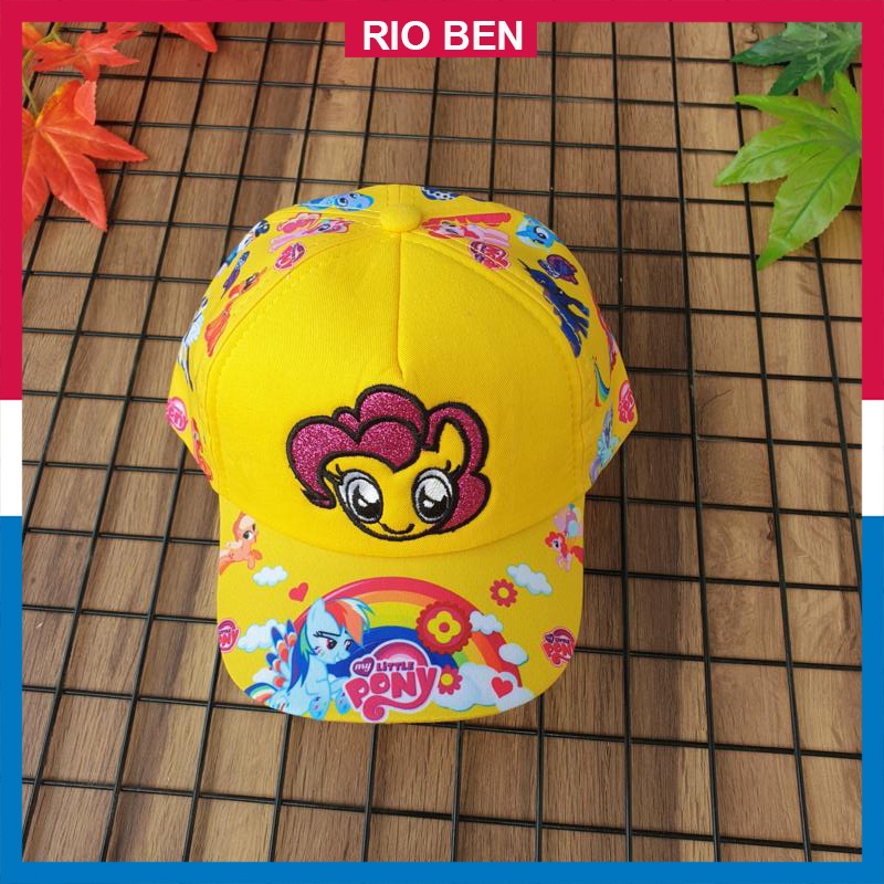 Nón cho bé nhỏ thêu hình dễ thương, bé từ 2-5 tuổi RBN043