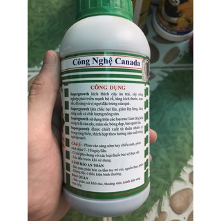 PHÂN BÓN LÁ NPK SUPERGROWTH 480ML