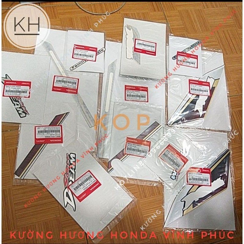 Tem super dream 2013 Hàng chính hãng honda việt nam