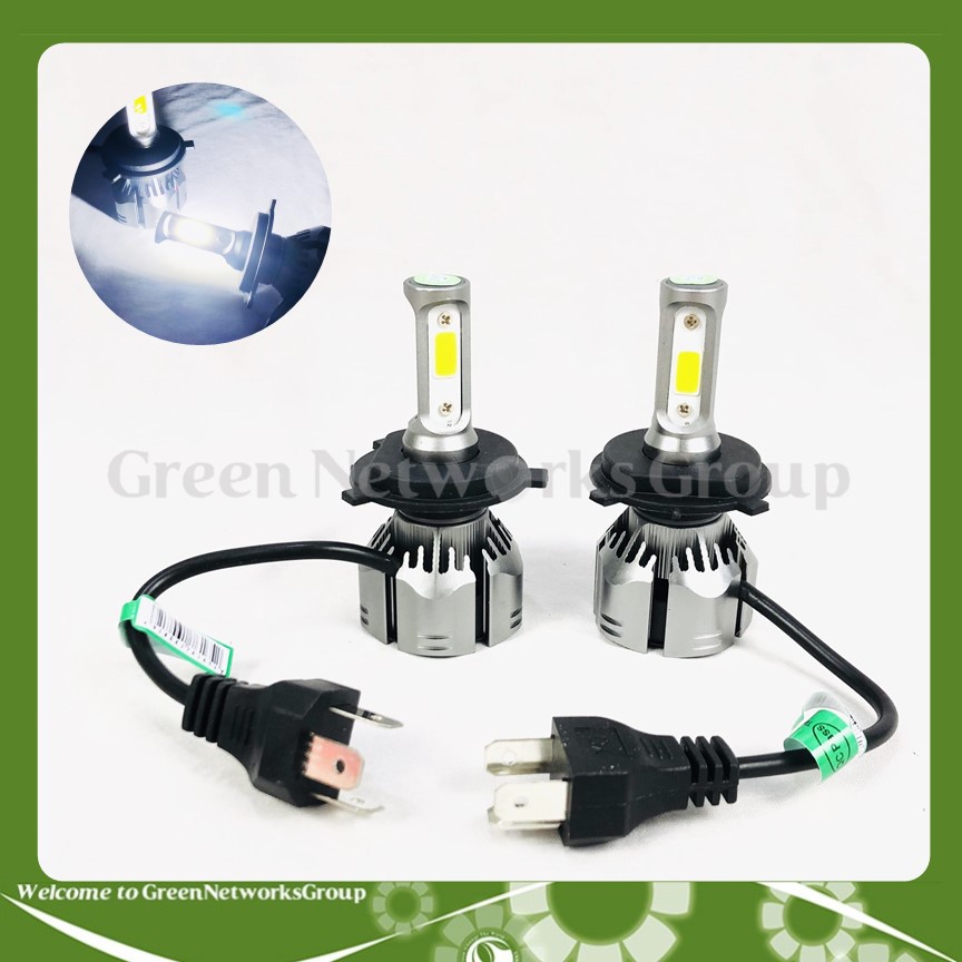 Đèn 3 tim chân H4 R11 30W 12000LM (1 Đèn) Greennetworks