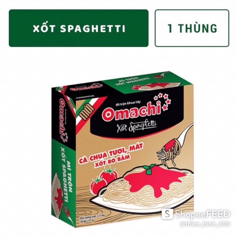 Mì Omachi bò hầm/ sườn hầm/ tôm chua cay/ spaghetti date mới siêu rẻ