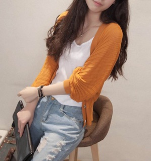 Carigan gân 2 cúc cho nữ