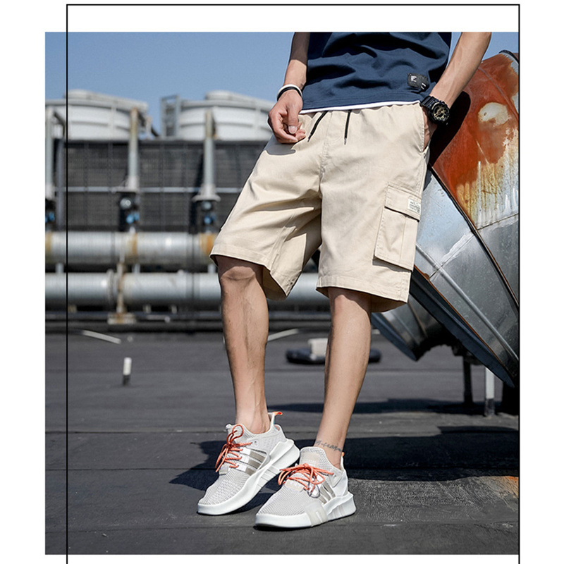 [rgfreeVN]Men Casual Cargo Shorts Pants Multi Pockets Combat Summer Beach Trousers Fashion