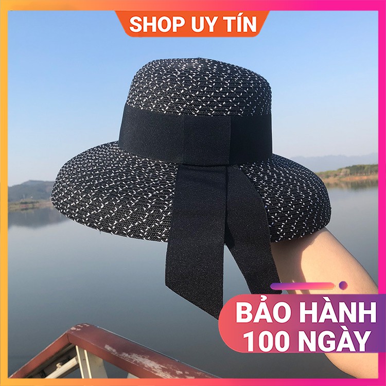 Mũ Đi Biển - Nón Cói Rộng Vành Vintage Cao Cấp Nữ Đẹp