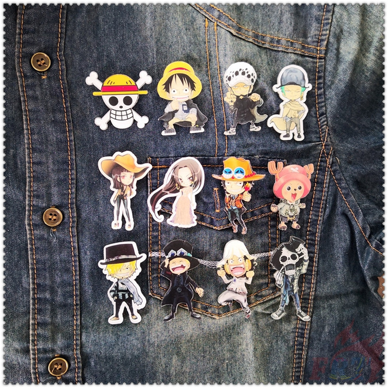 ✪ One Piece Character Series 01 Acrylic Pins ✪ 1Pc Anime Cosplay Acrylic Pin Collection Gifts Badge Brooches（12 Styles）