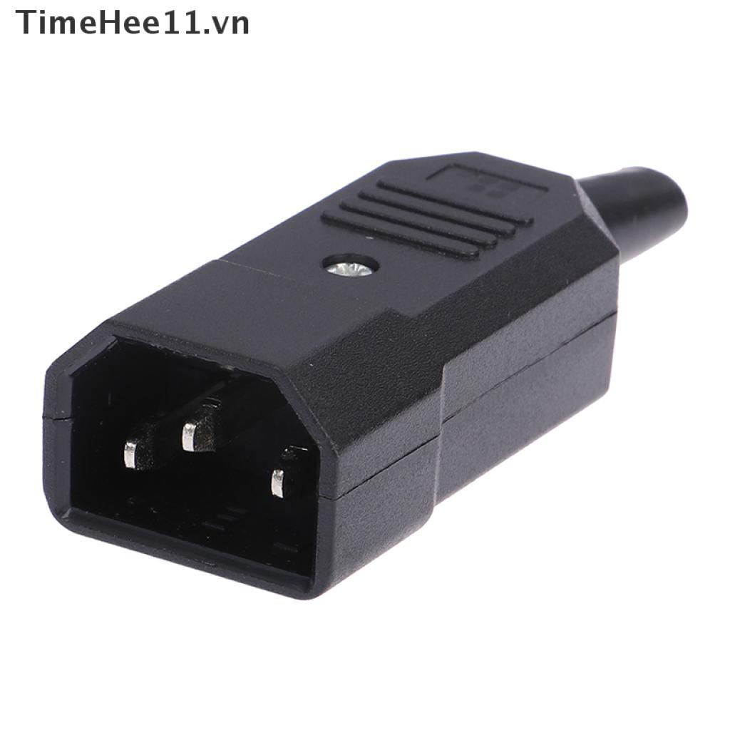 Phích Cắm Nguồn Ac 3 Pin Iec 320 C14 Phích Cắm (Timehee11)