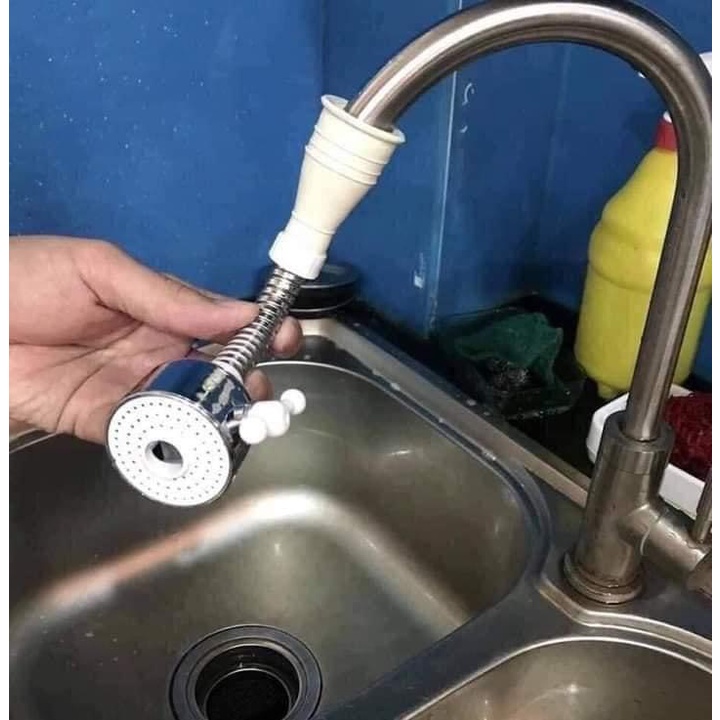 Vòi Nối Tăng Áp Xoay 360 Độ Thông Minh Tiện Dụng