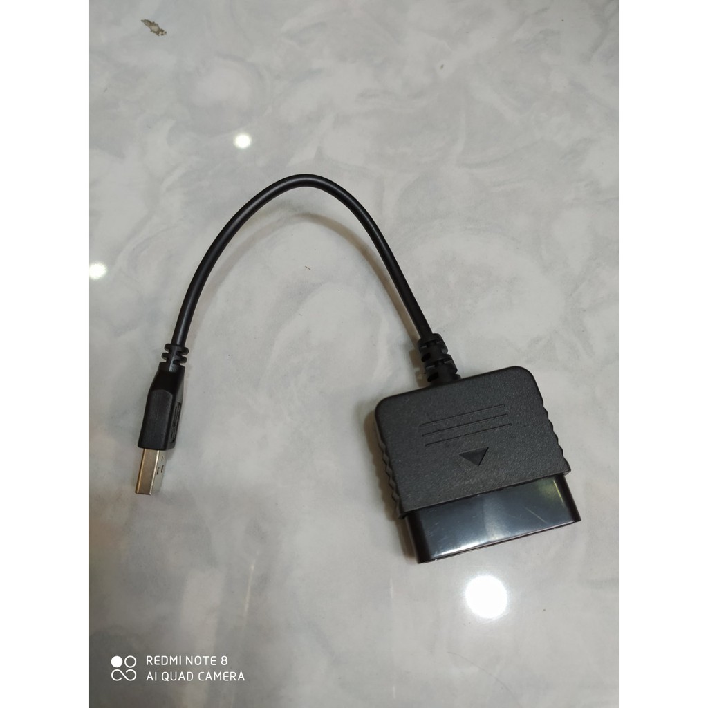 [Mã ELFLASH5 giảm 20K đơn 50K] Đầu chuyển cho tay cầm chơi game PS2 ra USB cho máy tính, PS3