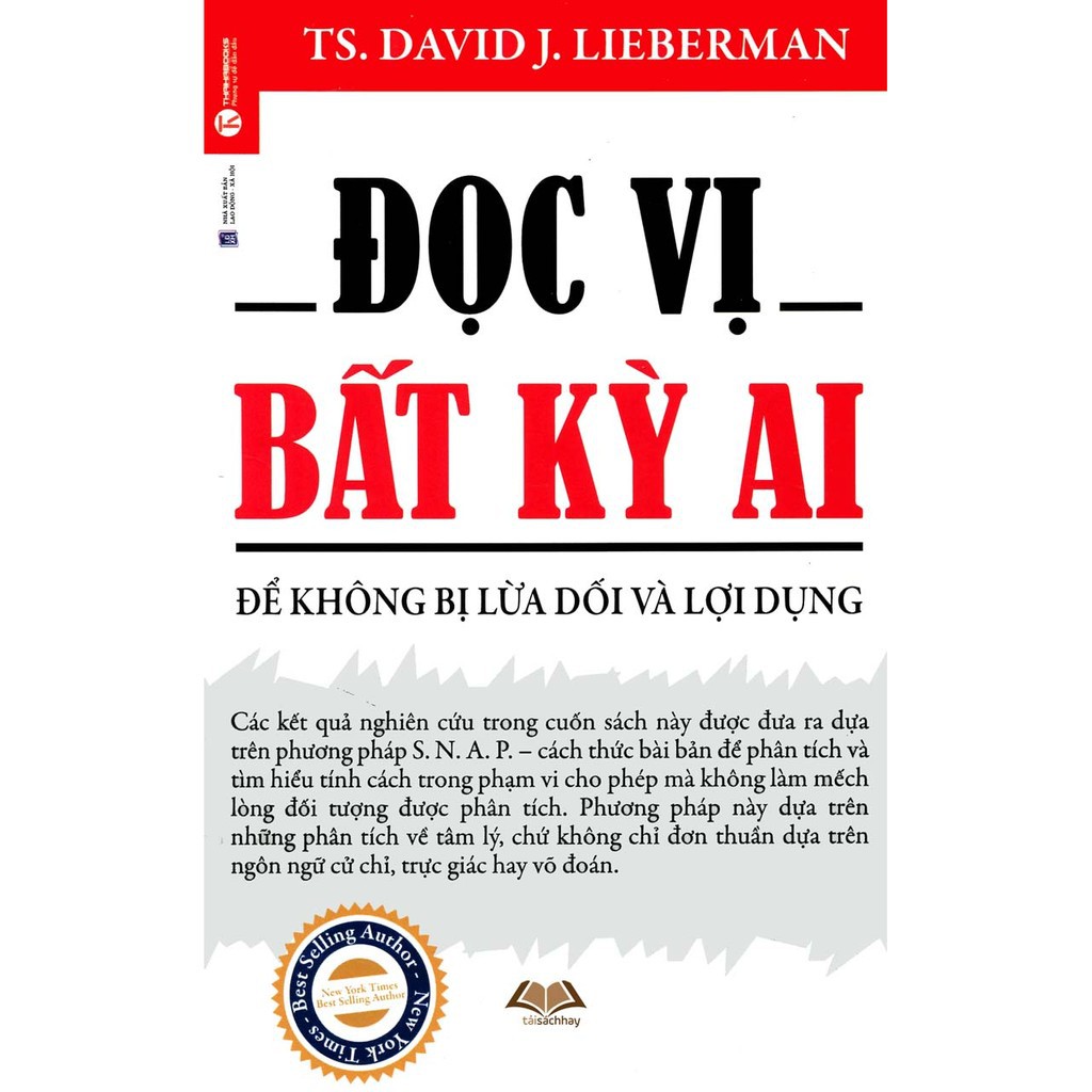 Sách - Đọc Vị Bất Kì Ai - Để không bị lừa dối và lợi dụng