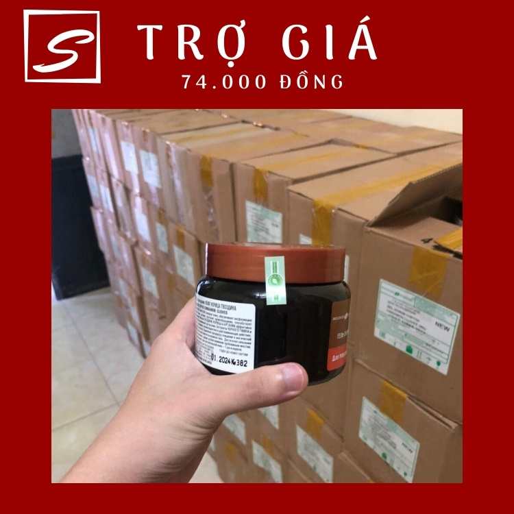 Sale-Tẩy da chết chiết xuất quế hồi và cafe của Nga