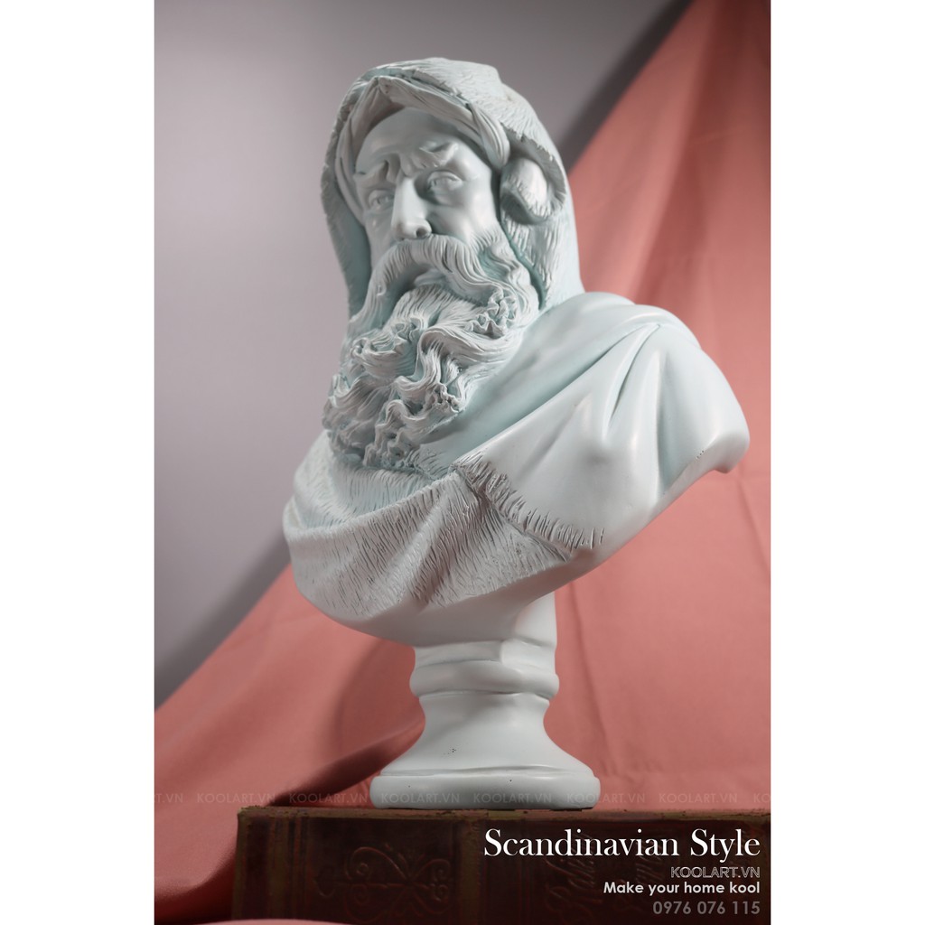 Tượng thần ZEUS - Tượng trang trí phong cách Bắc Âu