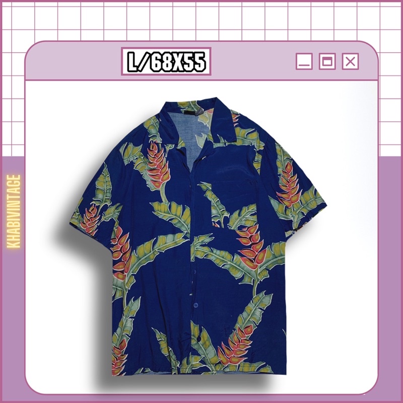 Áo hawaii 2hand tuyển loại 1 - Khabi Vintage
