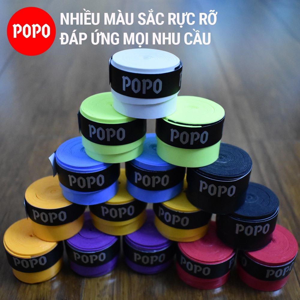 Quấn cán Tennis, Cầu lông POPO OG1 (Hộp 30 cái) quấn cán mềm mại độ bền cao