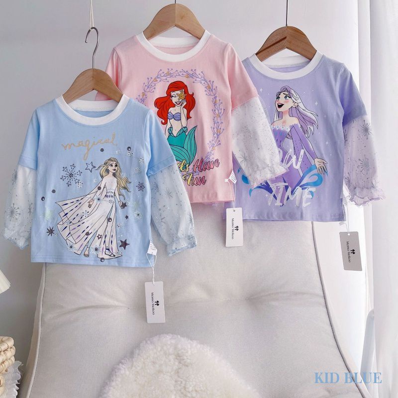 Oder áo phông dài tay công chúa elsa