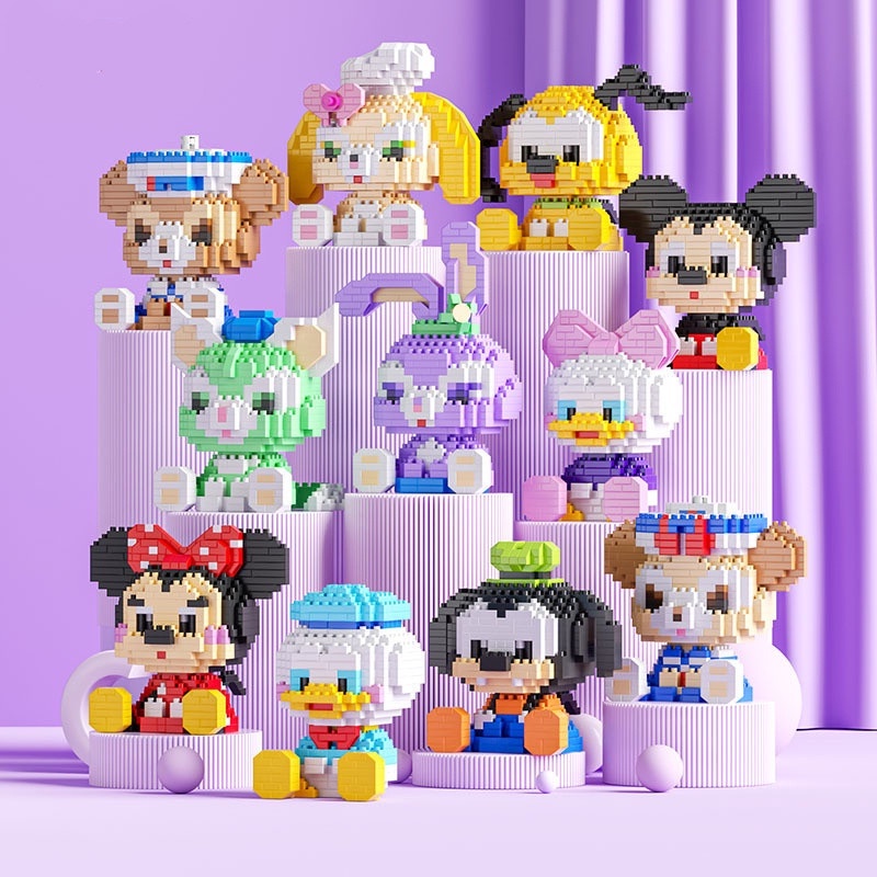 BỘ LẮP GHÉP LEGO HÌNH THÚ CHO BÉ YÊU HÌNH ĐỘNG VẬT DỄ THƯƠNG HẠT NHỎ 3D - KHỐI XÂY DỰNG MÔ HÌNH GIẢI ĐỐ 3D