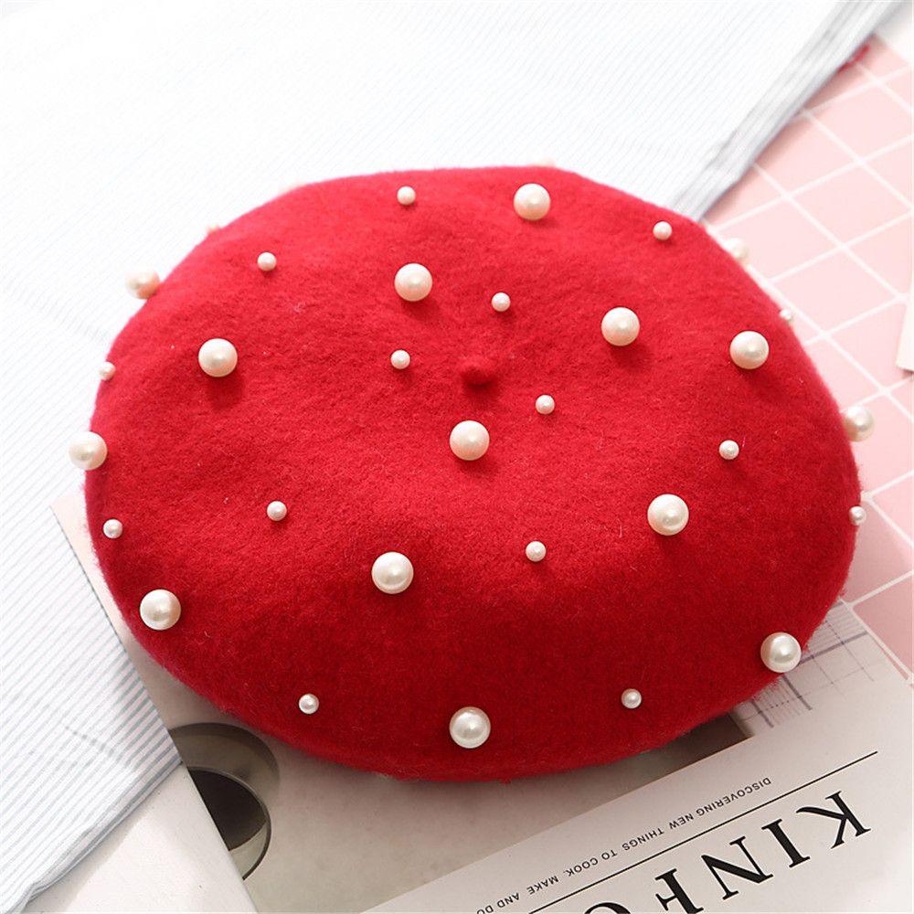 EUTUS Mũ Beret Phong Cách Vintage Thanh Lịch Cho Nữ