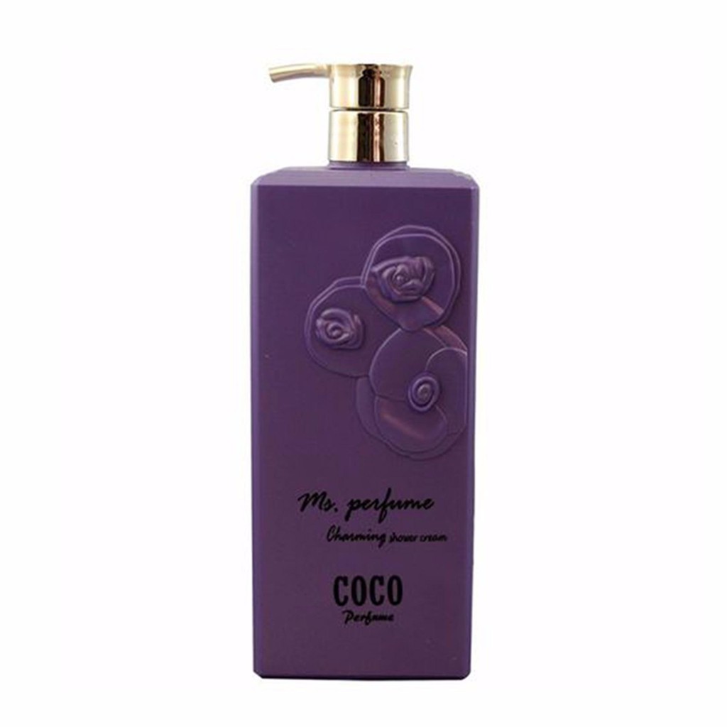Sữa tắm Coco Perfume Charming Shower Cream chai tím Hàn Quốc 800ml