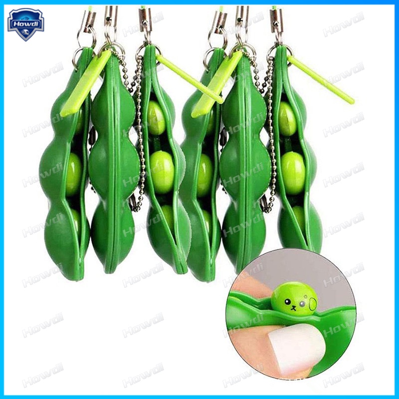 Móc Khóa Hình Hạt Đậu Phộng Dễ Thương Giúp Giảm Căng Thẳng