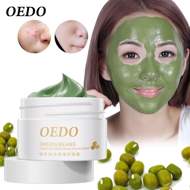 [Hàng mới về] Mặt nạ đậu xanh OEDO + serum Hyaluronic Acid dưỡng ẩm làm trắng da ngừa nếp nhăn hiệu quả