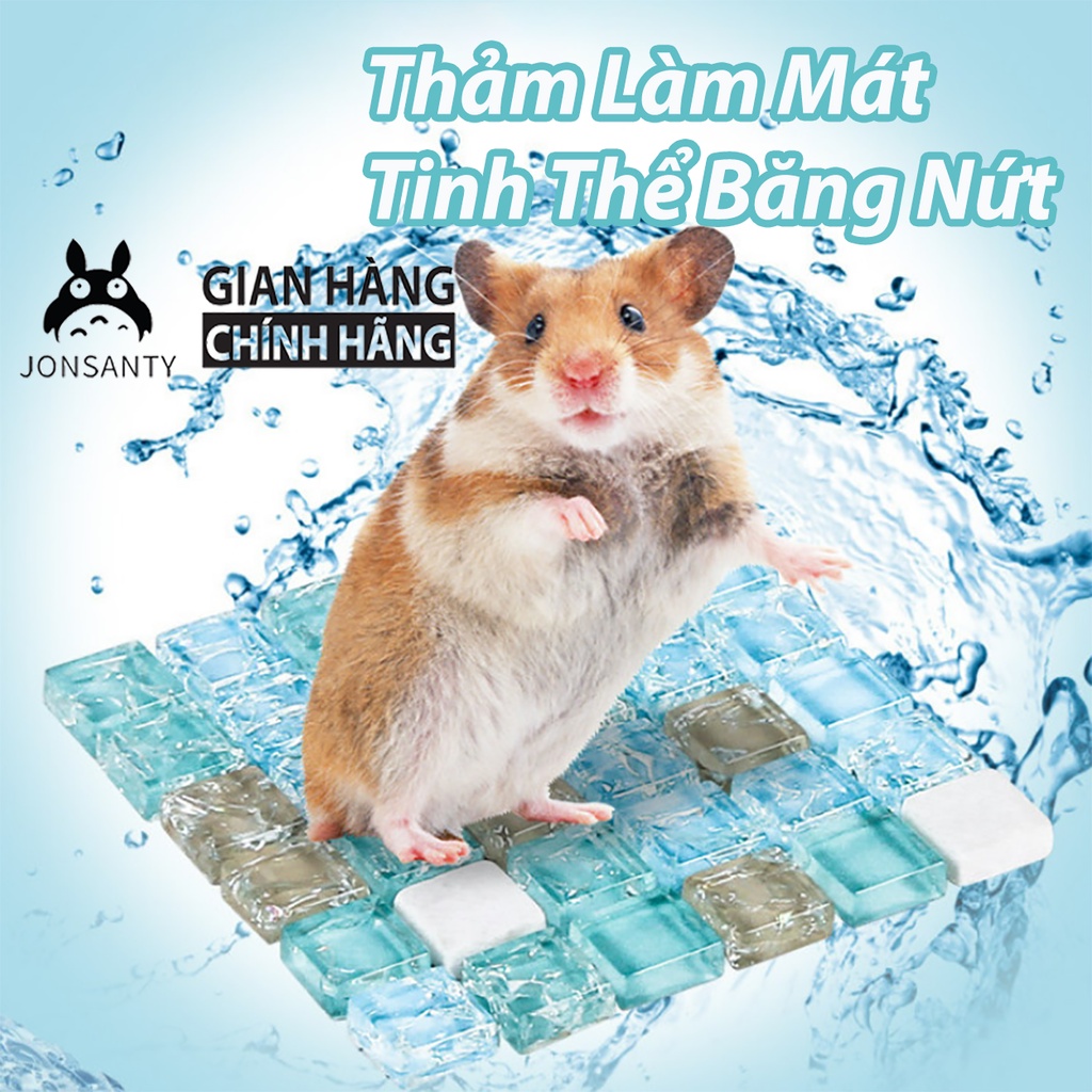 Thảm đá làm mát cho chuột hamster, đá phale tản nhiệt giúp hạ nhiệt cho thú cưng nhỏ ngày nóng nực hãng JONSANTY