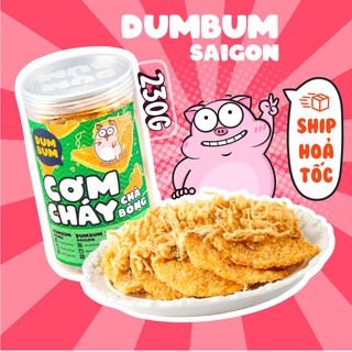 Cơm cháy chiên chà bông 250g DumBum đồ ăn vặt Sài Gòn