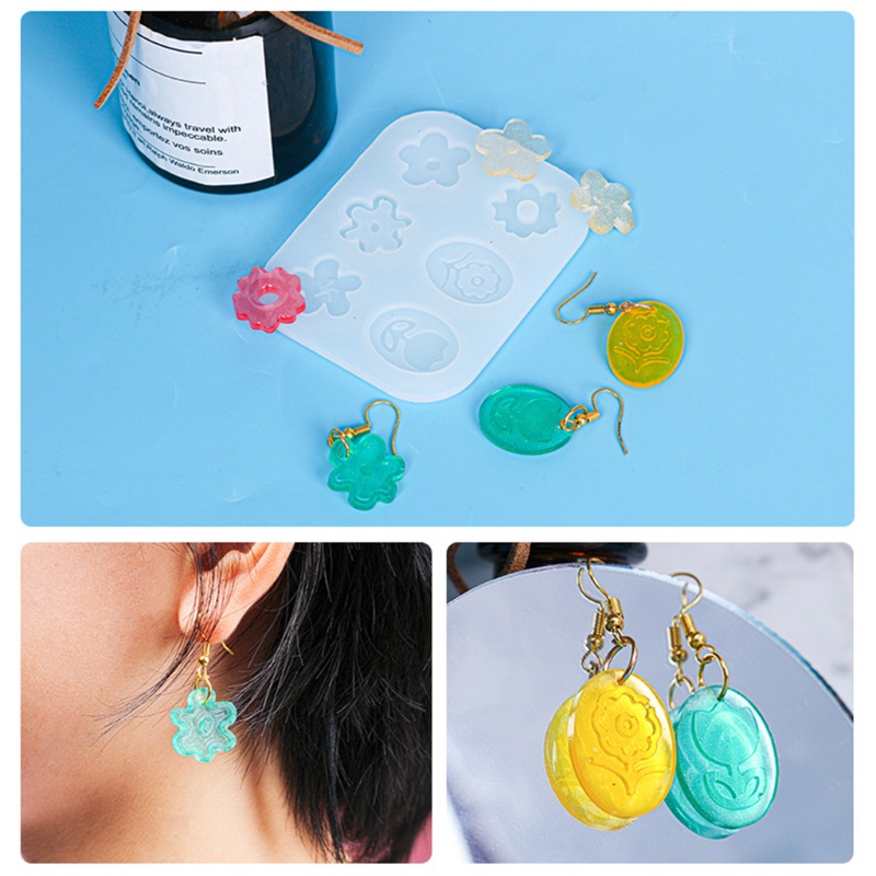 Khuôn Silicone Tạo Hình Hoa Làm Trang Sức Thủ Công Diy Cho Nữ