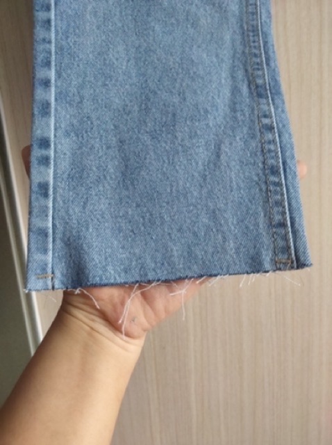 [Giá siêu rẻ] Quần baggy jeans ống suông, kiểu trơn không rách (mã 003), hình thật ảnh cuối