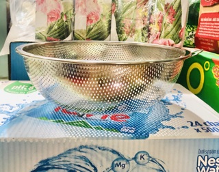 Rổ inox  (24cm-30cm)