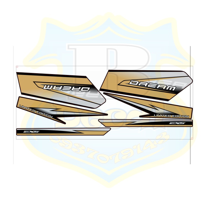 ( Quí khách vui lòng mang ra tiệm cho thợ dán ) Tem DREAM V1