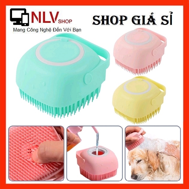 Bông Tắm Bàn Chải Silicon Tạo Bọt Massage Tẩy Tế Bào Chết Siêu Sạch