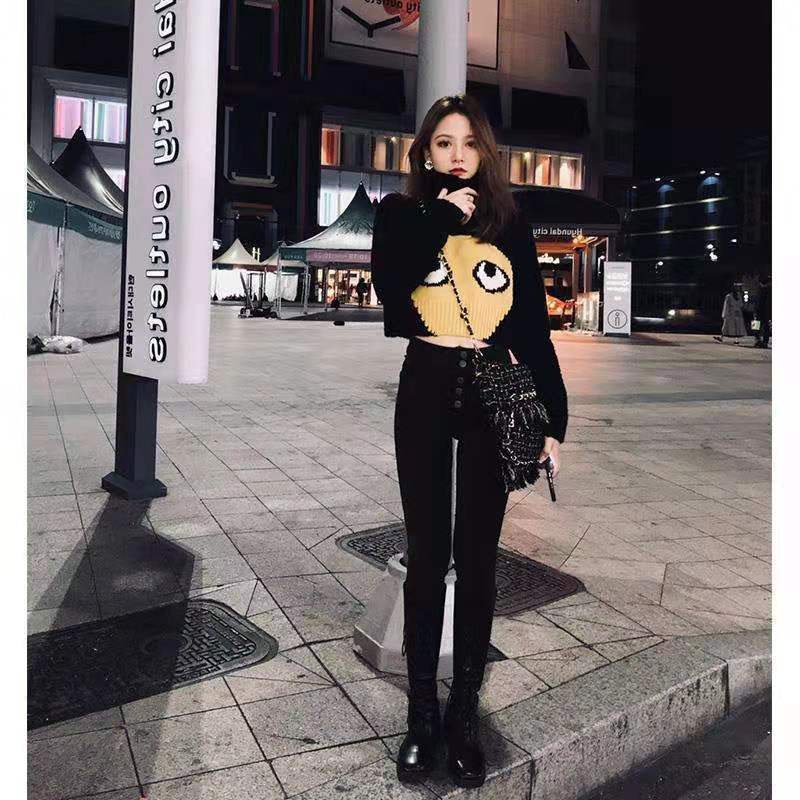 Áo Sweater Cổ Cao Phong Cách Thời Trang Xuân Thu Kiểu Mới