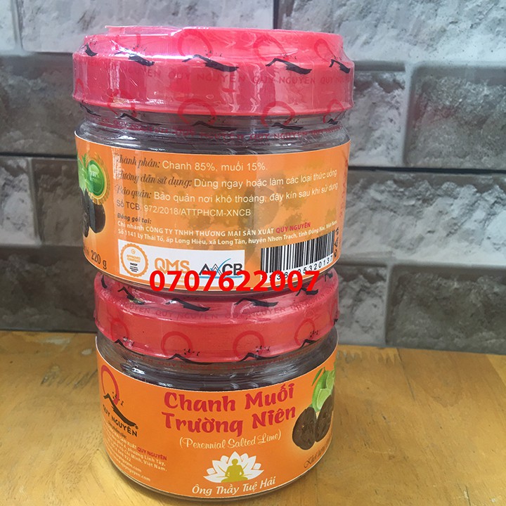 Chanh Muối QUY NGUYÊN 220g