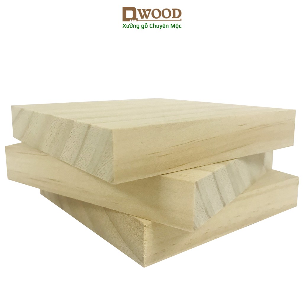 Tấm gỗ thông Dwood hình vuông đã xử lý 4 mặt-1 tấm